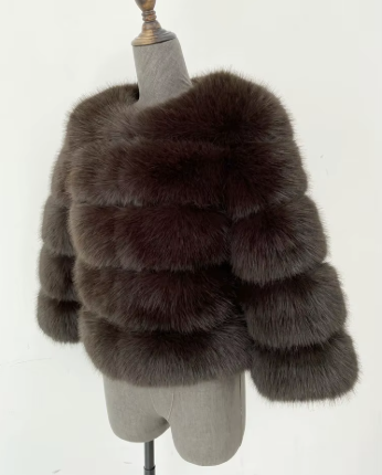 Haină din Blană Naturală de Zibelina Maro