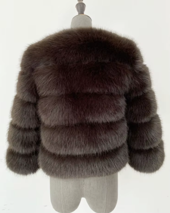 Haină din Blană Naturală de Zibelina Maro