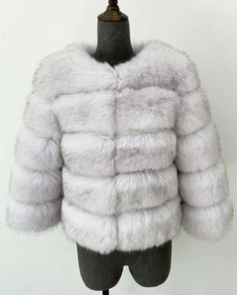 Haină din Blană Naturală de Zibelina Silver