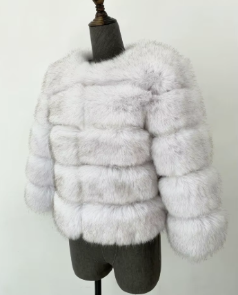 Haină din Blană Naturală de Zibelina Silver