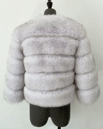 Haină din Blană Naturală de Zibelina Silver