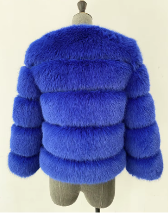 Haină din Blană Naturală de Zibelina Albastra